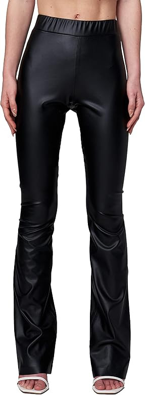 [BLANKNYC] Womens Hoyt Vegan Leather Mini Boot Cut Legging | Amazon (US)