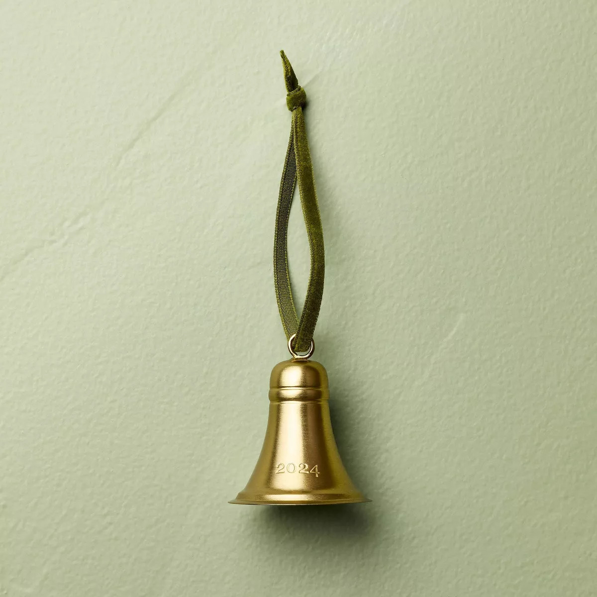 2024 Brass Bell Christmas Tree Ornament - Hearth & Hand™ with Magnolia | Target