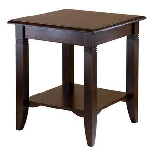 Nolan Cappuccino End Table | The Home Depot
