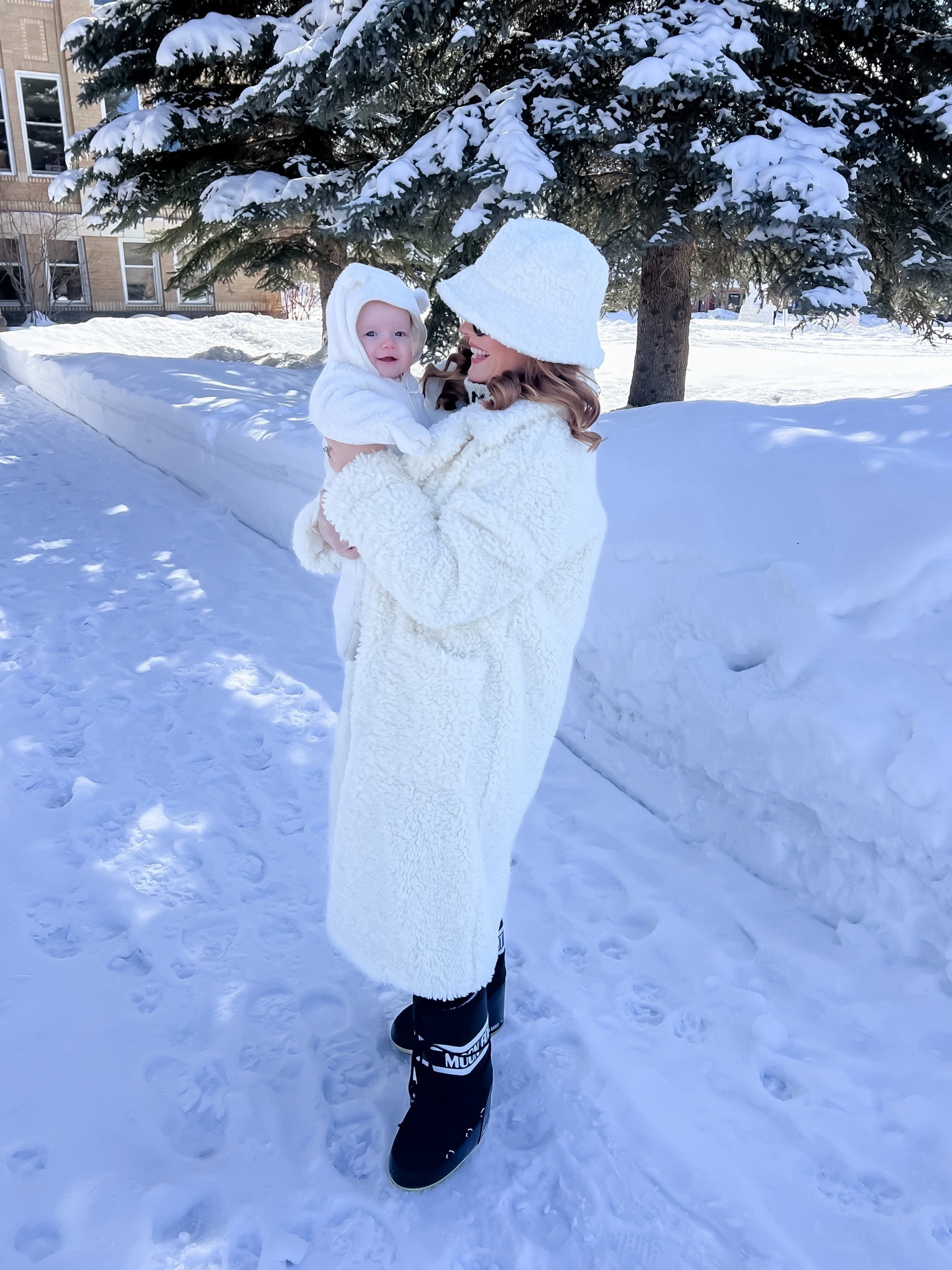 Today’s winter outfit! Matching with my mini in the snow❄️

#LTKtravel #LTKSeasonal #LTKbaby