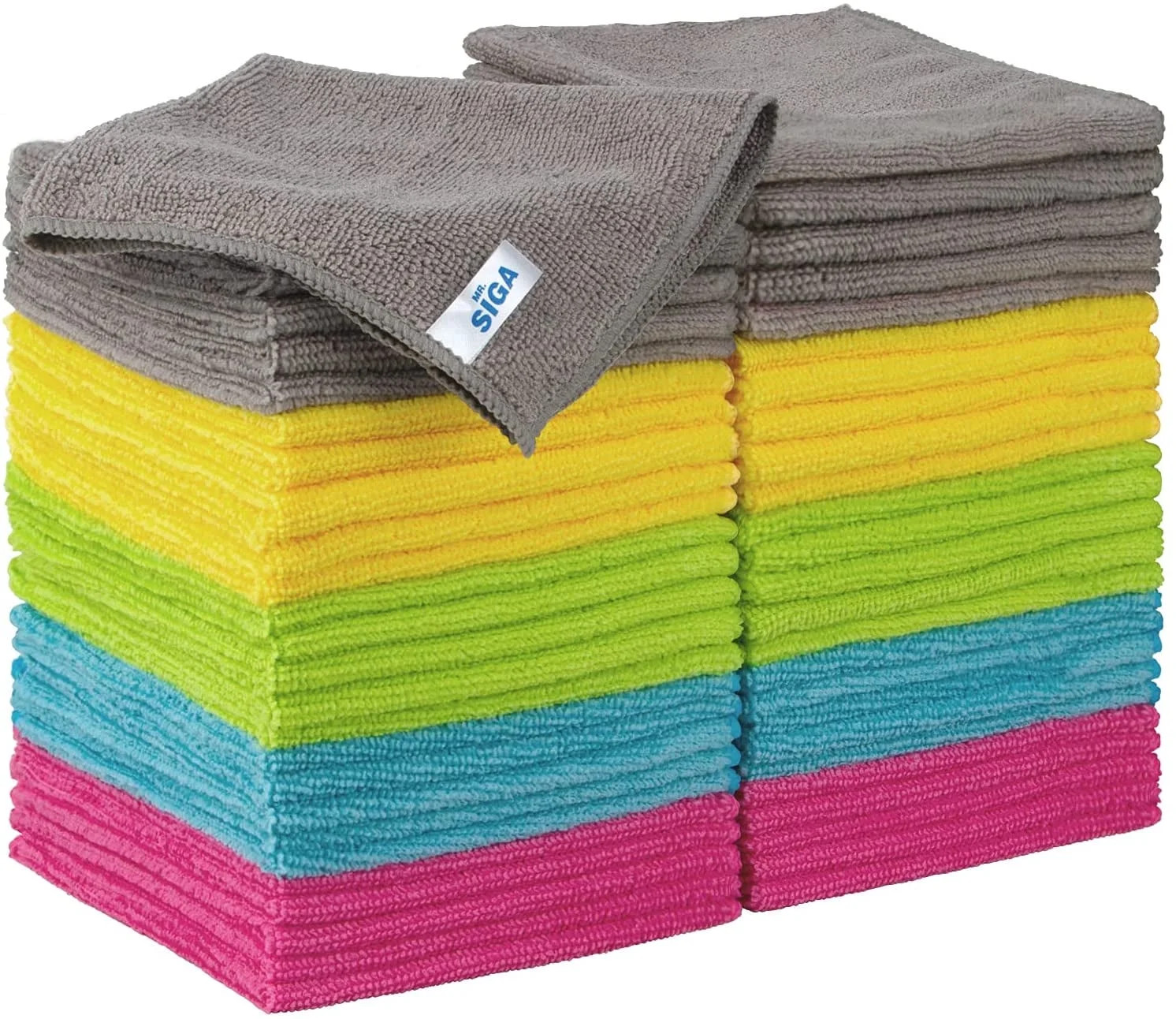 MR.Siga Microfiber Cleaning Cloth, All-Purpose Kitchen Cleaning Towels, Pack of 50, Size 11.8"x 1... | Walmart (US)