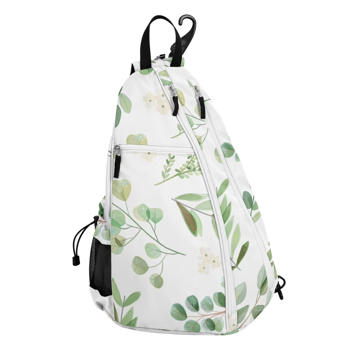 Sweet Jojo Designs Neutral Pickleball Bag Sling Backpack Botanical Green and White | Target
