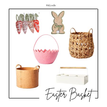 Easter is two weeks away. Are you needing some basket ideas? Here are some cute baskets and name tags that I found at Target and Etsy. 
You can totally get creative with the basket baskets or bins that you use.

#LTKstyletip #LTKSeasonal #LTKkids