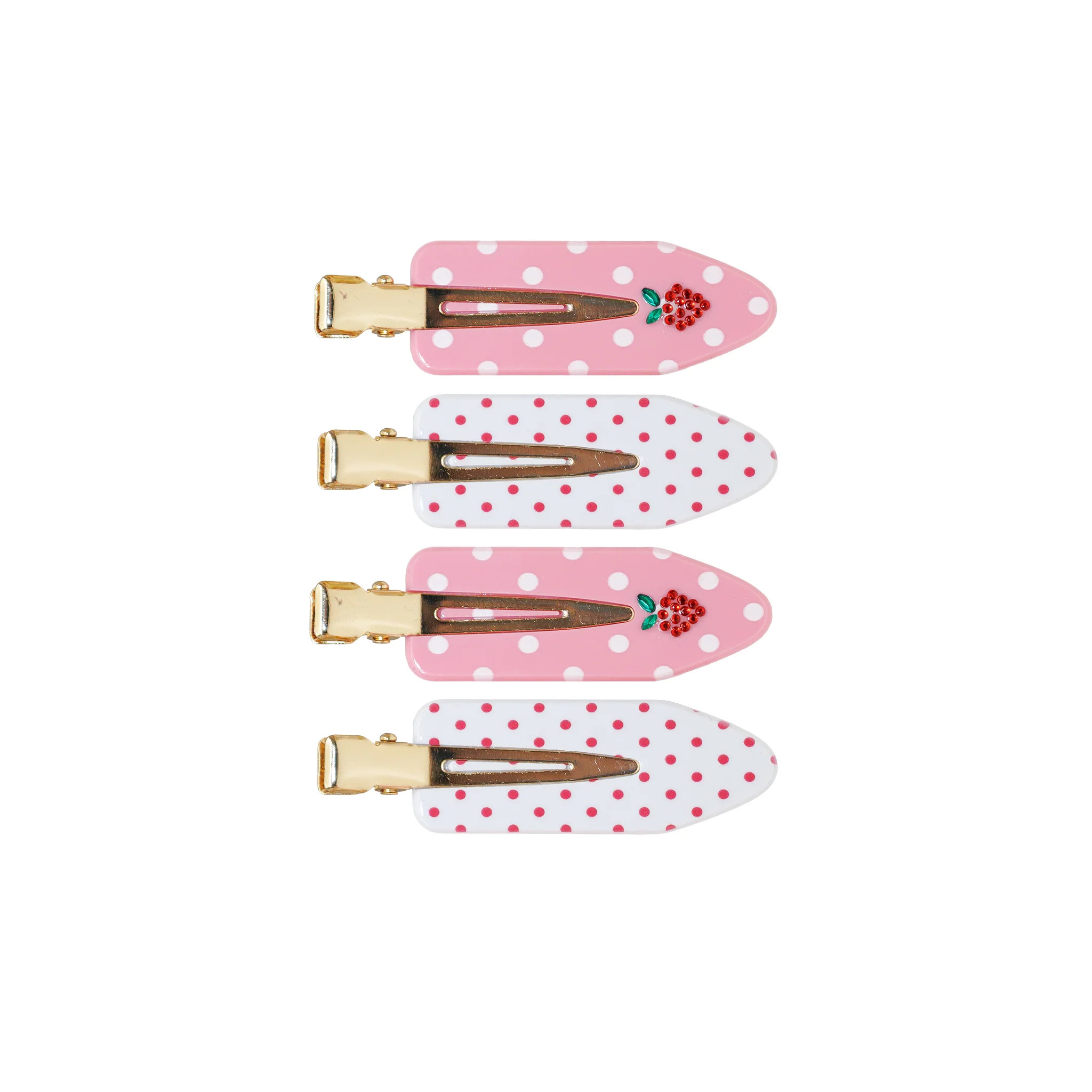 Popstar Clips in Sweet Berry Dot | Emi Jay
