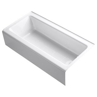 Bellwether 60 in. x 30 in. Soaking Bathtub with Right-Hand Drain in White | The Home Depot
