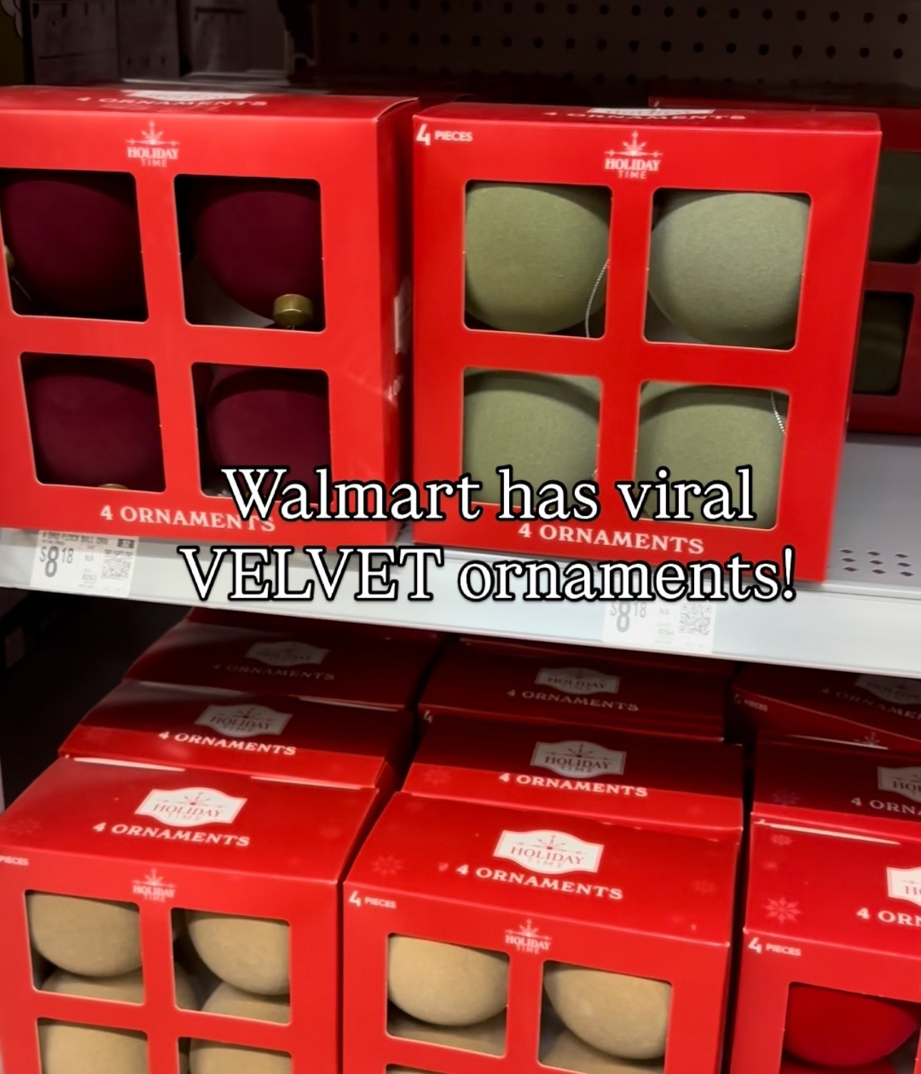 Gorgeous affordable velvet ornaments from Walmart!  Most already sold out!! 

#LTKHome #LTKFindsUnder50 #LTKSeasonal