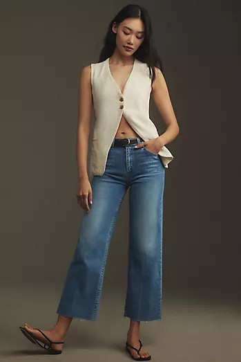 Citizens of Humanity Lyra High-Rise Crop Wide-Leg Jeans | Anthropologie (US)