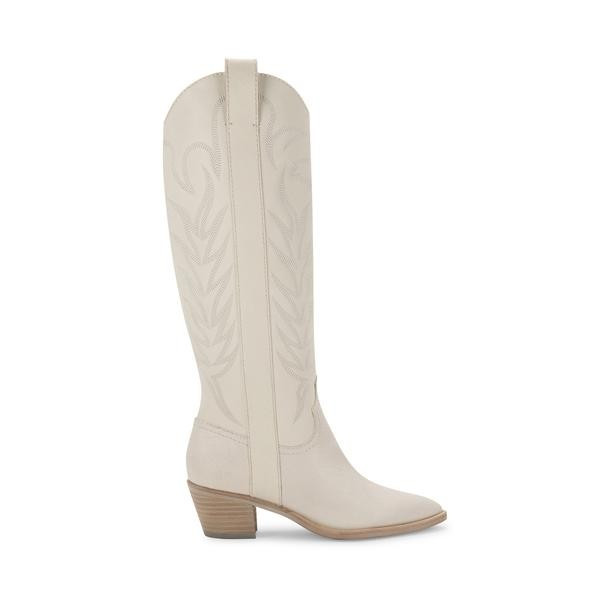 SOLEI WHITE EMBOSSED LEATHER | Steve Madden (US)
