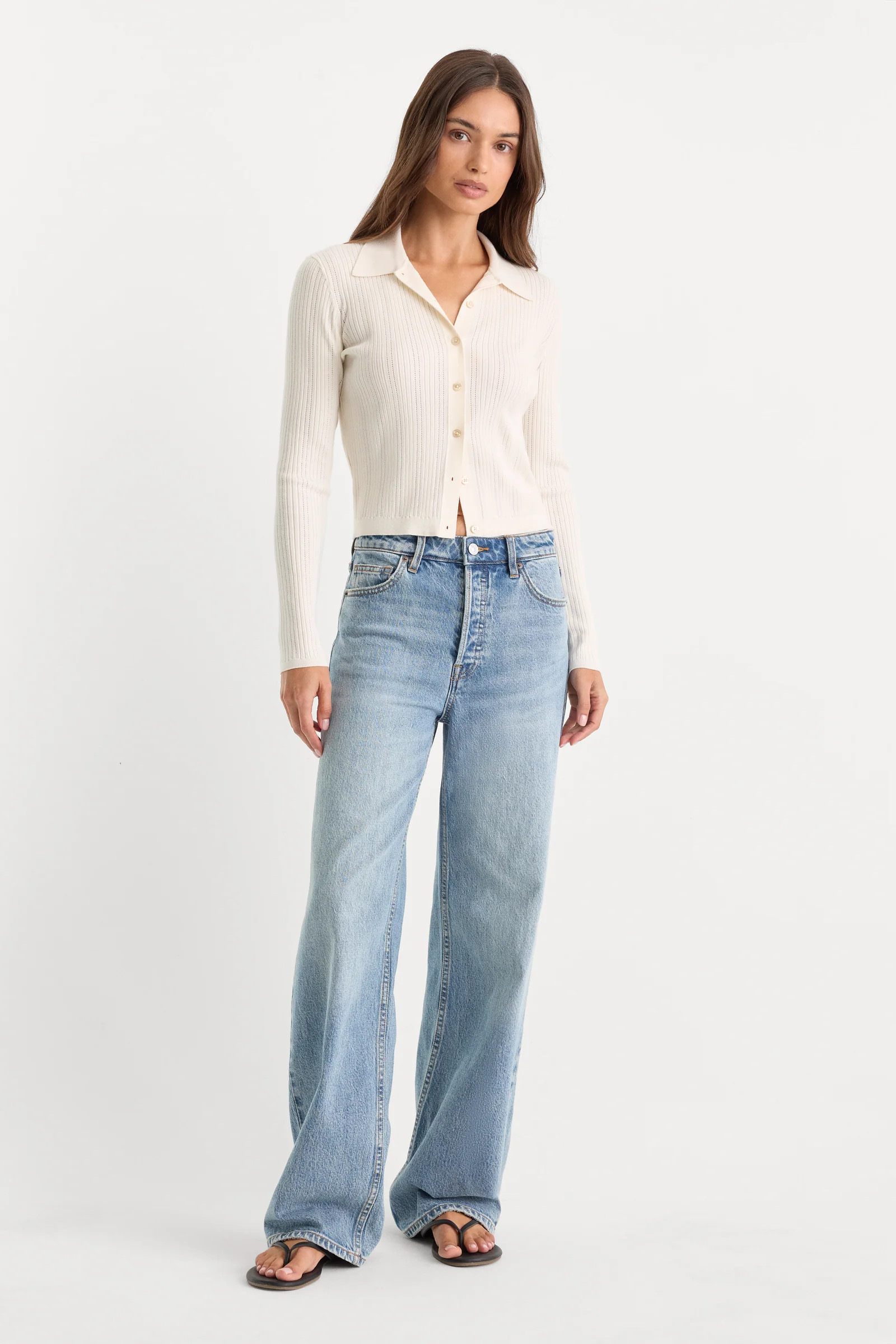 VINTAGE WIDE JEANS | INDIGO1242 | Good American