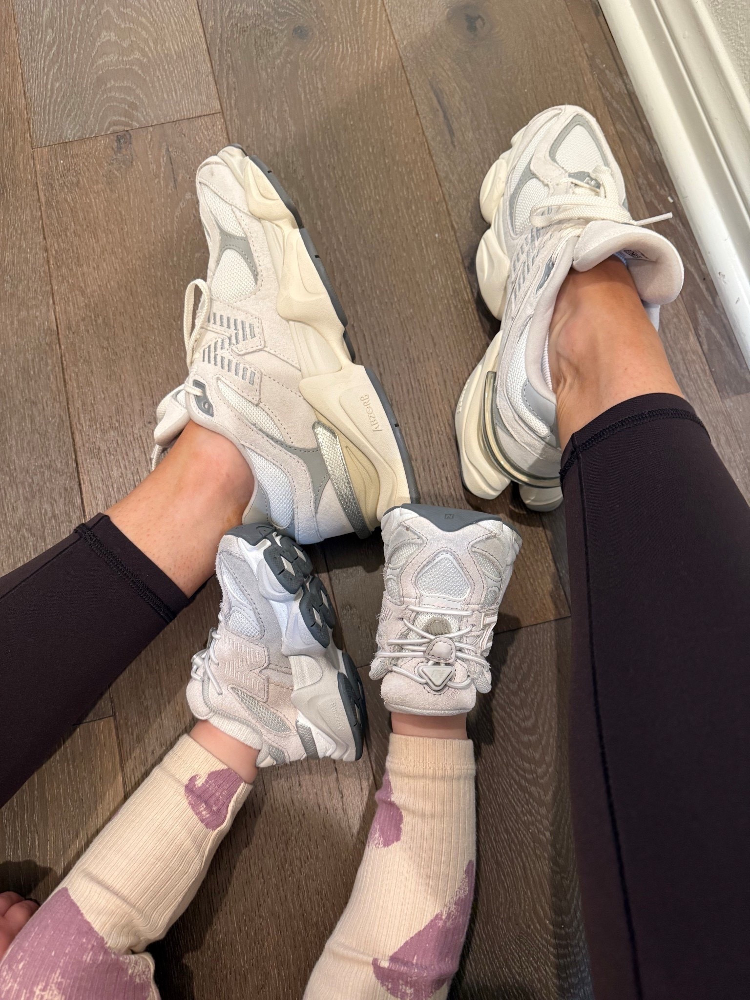 I’ll never be over these shoes 😍👟 
I sized up one for baby girl and down a half size for me. Ella’s exact colors are sold out, but I linked the same style on different colorways I love 😍 The comfiest sneakers I own 👌🏻

New Balance sneakers, toddler girl sneakers, baby girls sneakers, matching sneakers, mommy and me, mom style, mom outfits, everyday outfits 

#LTKmomlife #LTKBaby #LTKootd