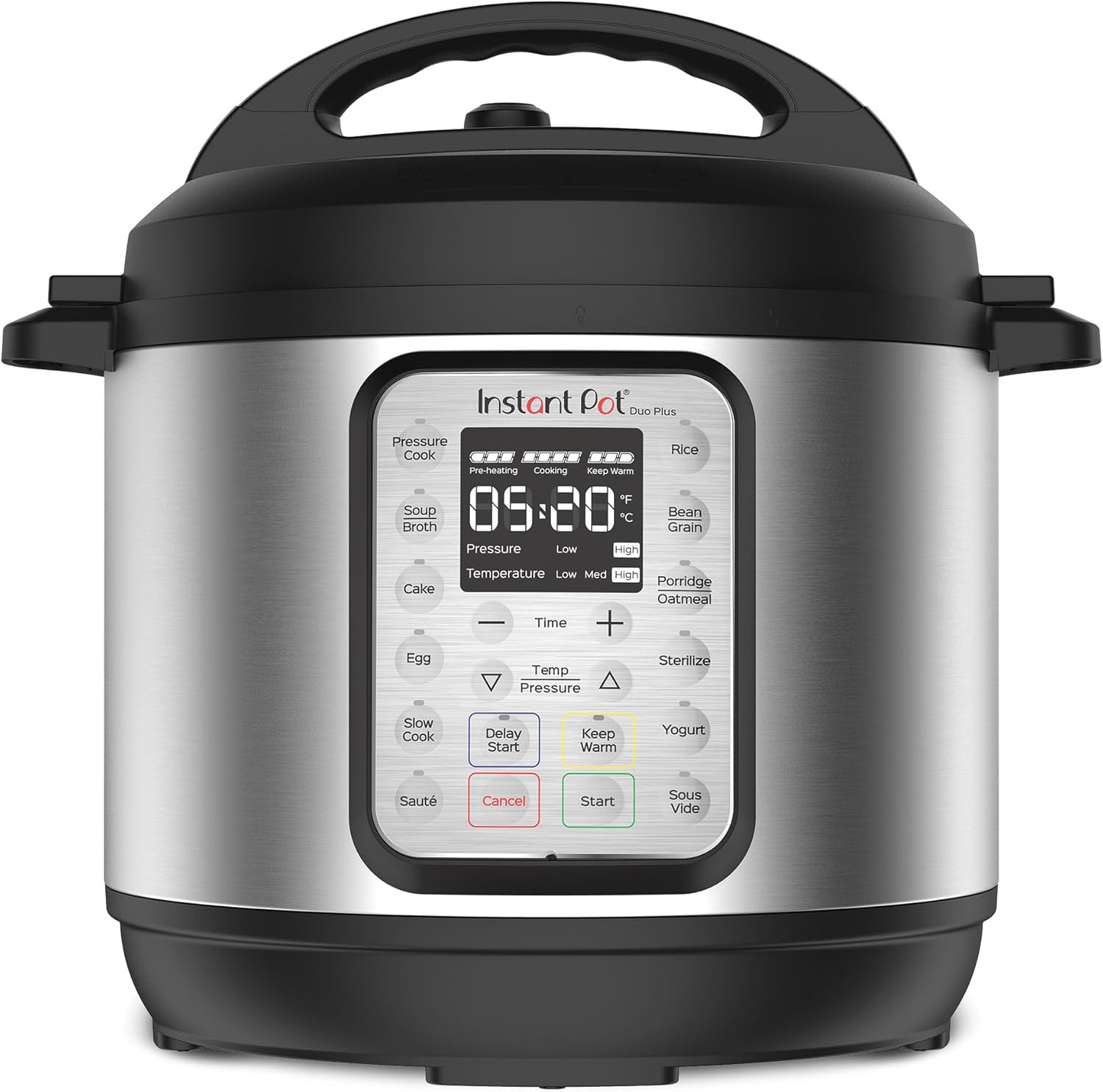 Instant Pot Duo Plus 9-in-1 Electric Pressure Cooker, Slow Cooker, Rice Cooker, Steamer, Sauté, Yogurt Maker, Warmer & Sterilizer, Includes App With Over 800 Recipes, Stainless Steel, 6 Quart | Amazon (US)