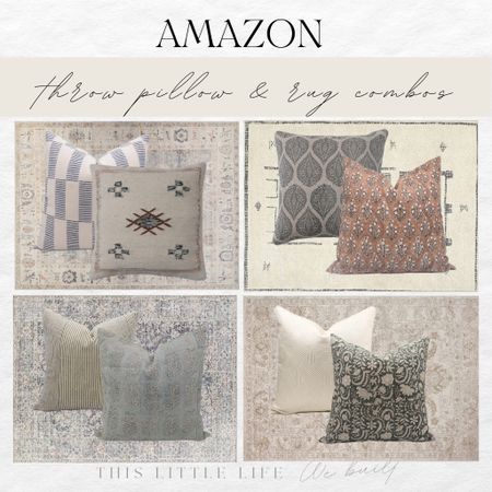 Amazon rug and pillow combos!

Amazon, Amazon home, home decor, seasonal decor, home favorites, Amazon favorites, home inspo, home improvement

#LTKstyletip #LTKhome #LTKSeasonal