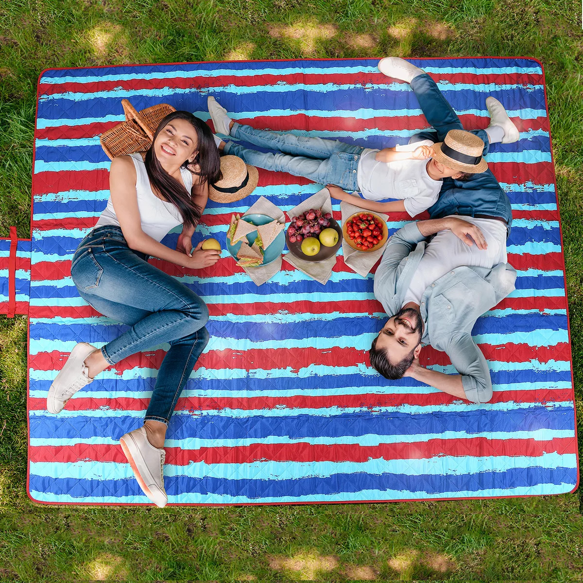 Tirrinia Extra Large Picnic Blanket, Waterproof Lightweight Portable Outdoor Mat for Family Campi... | Target