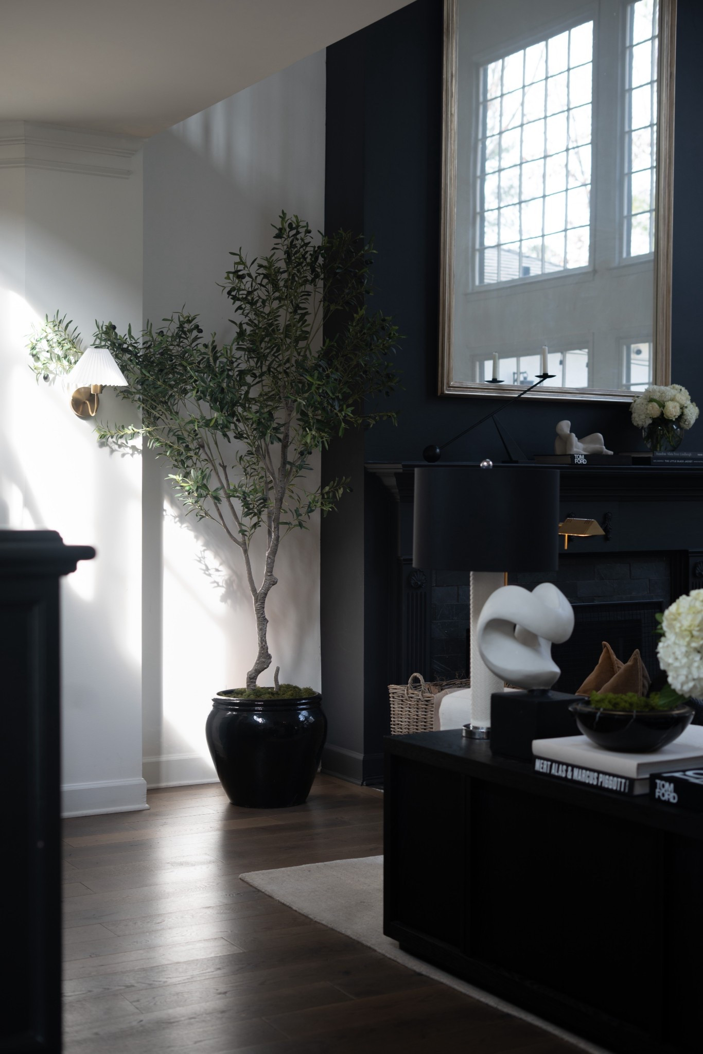 This is one of the easiest ways to add greenery into a room! A faux tree with reindeer moss around the base, perfection!

#LTKSeasonal #LTKmomlife #LTKHome