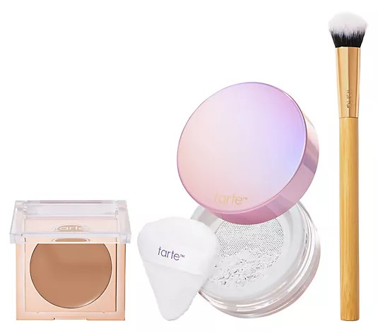 Make Your Selection: tarte Creaseless Color Corrector and Powder Complexion 3pc | QVC