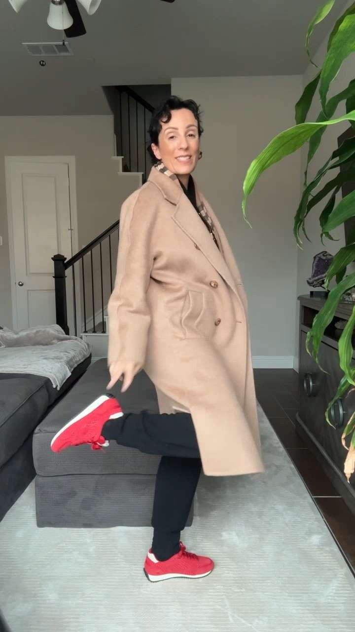 This is one of those outfits I throw on when I don’t want to think but still want to feel put together. A sweatsuit I swear by, a great scarf, fun sneakers, and a lip I can apply in two seconds. It works every single time. 

 #LTKdayinmylife #LTKgrwm #LTKTravel