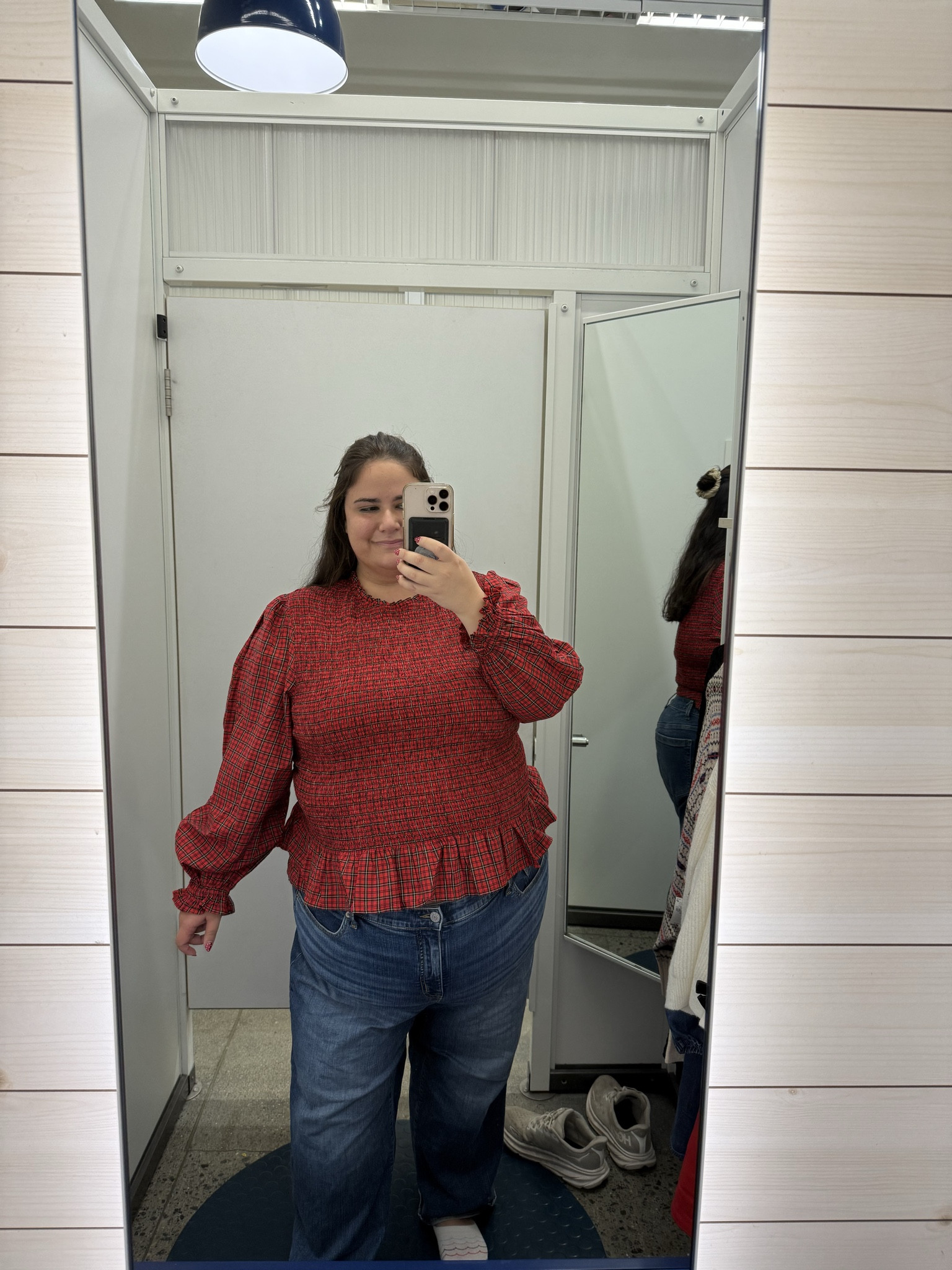 Wearing size 2x plus size old navy top for holidays 

#LTKFindsUnder50 #LTKHoliday #LTKPlusSize