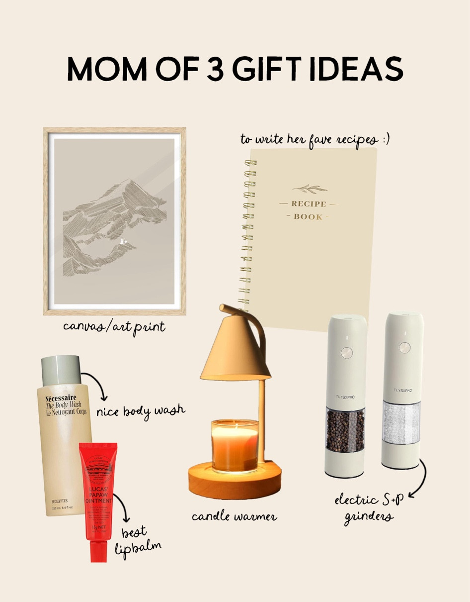 christmas gift ideas for a mom of 3! ☺️