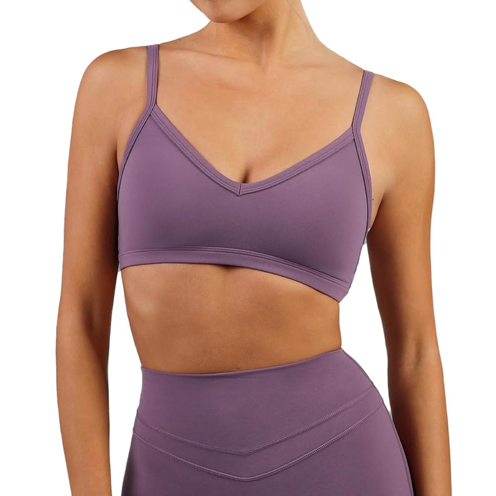 Flourish Blossom Women’s Medium Support Adjustable Workout Tops Minimalist Sports Bra | Amazon (US)