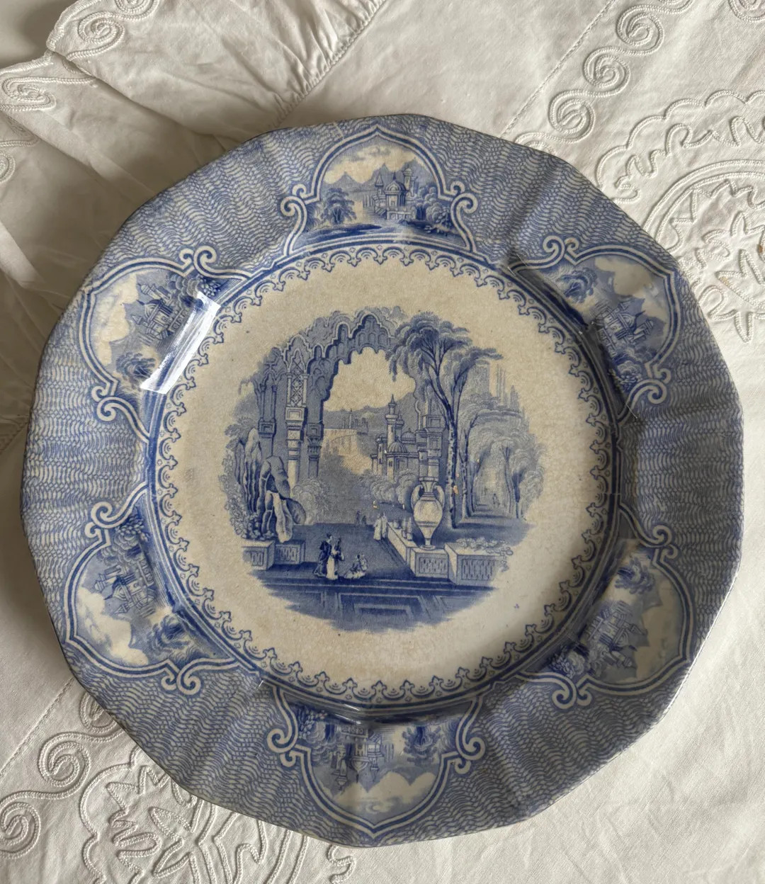 Blue and White Transferware Plate, “castle, J Furnival” Staffordshire 19thc - Etsy | Etsy (US)