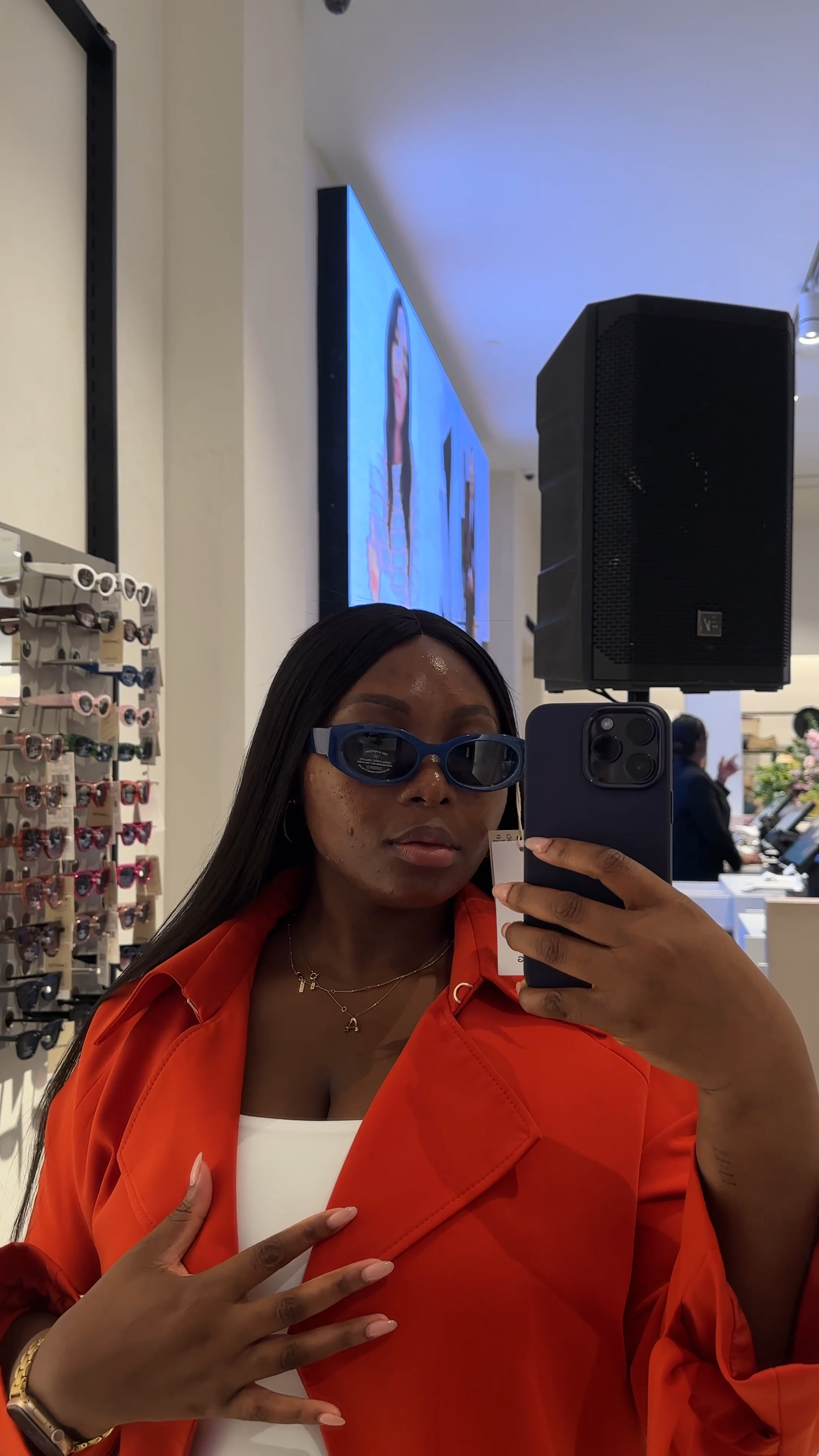 These oval blue sunglasses are PERFECT accessory for your spring and summer wardrobe! 

#LTKstyletip #LTKunder50 #LTKSeasonal