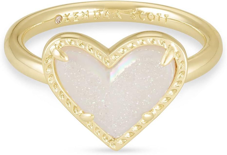 Kendra Scott Ari Heart Band Ring, Fashion Jewelry for Women | Amazon (US)