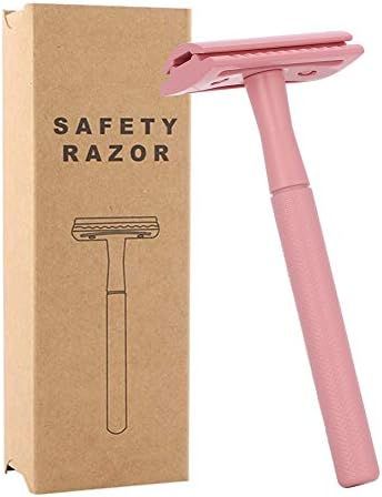 Safety Razor For Women,Double Edge Men Shaving Metal Razor,Fits 2 Edges Blades Reusable Manual Sh... | Amazon (US)