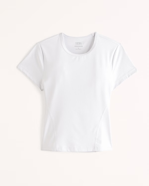 YPB studioRIB Baby Tee | Abercrombie & Fitch (US)