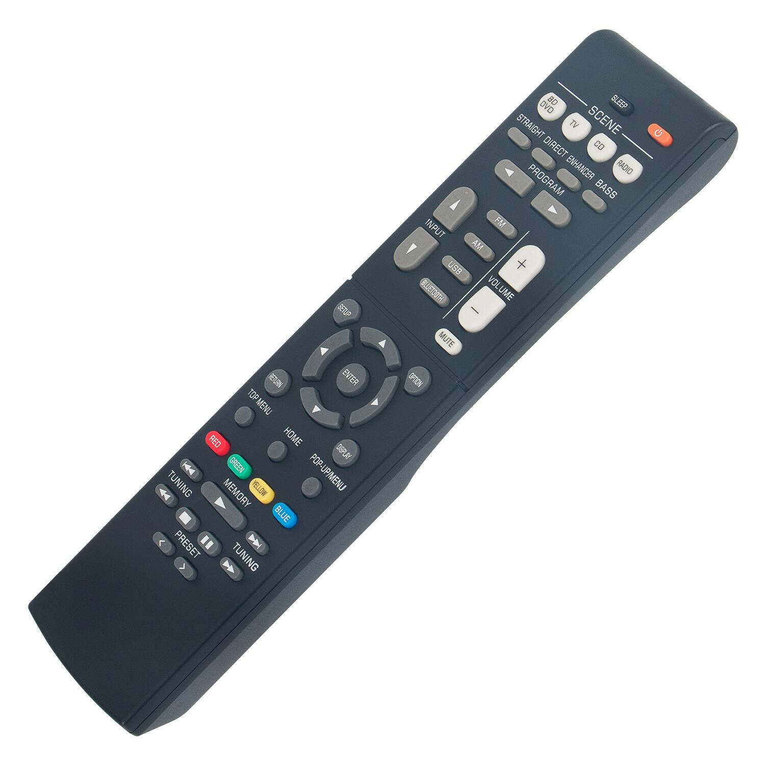 VINABTY - Replaced Remote Control RAV561-ZZ43210 Fits for Yamaha AV Receiver RX-V385 HTR-3072 YHT-4950U YHT-4950UBL - Black | Best Buy U.S.