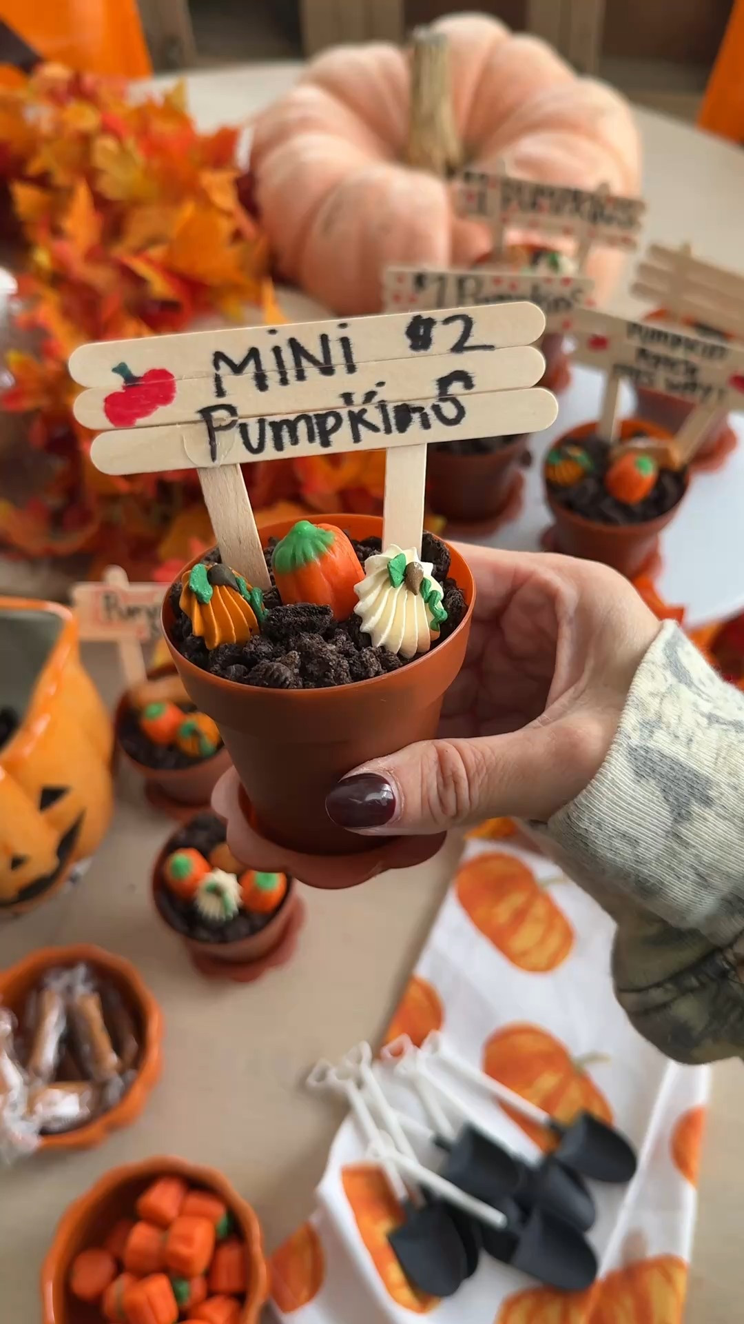 Save this cute dessert for Thanksgiving or fall parties!! The pots are food safe and come with little lids and shovel spoons! 

#LTKSeasonal #LTKHome #LTKParties