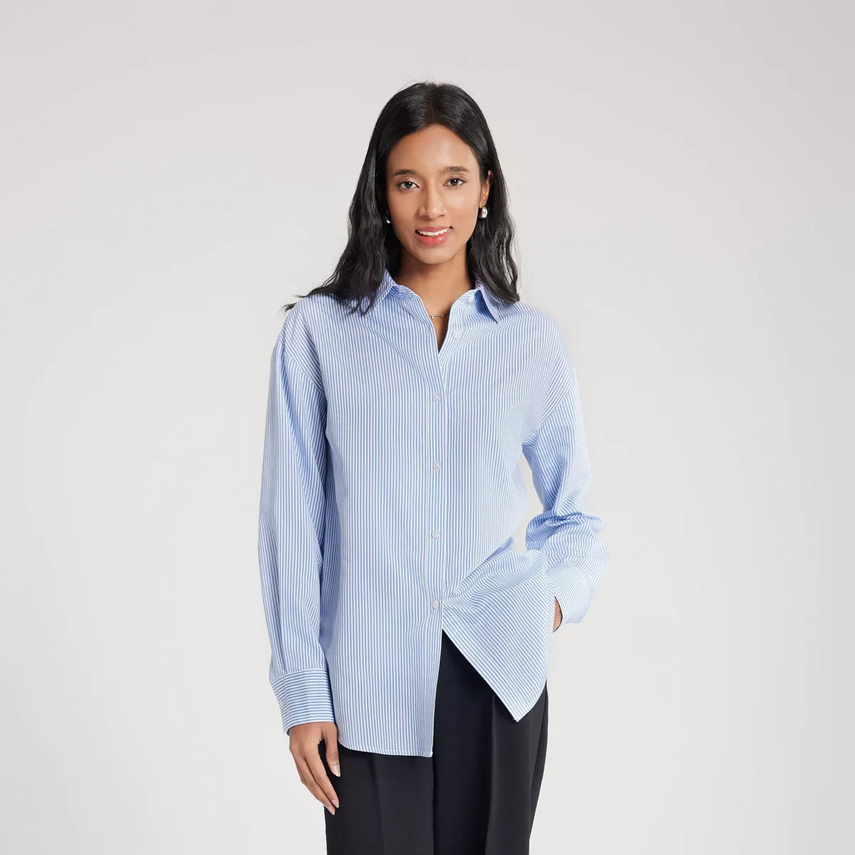 Women's Side-Button Detail Shirt - A New Day™ | Target