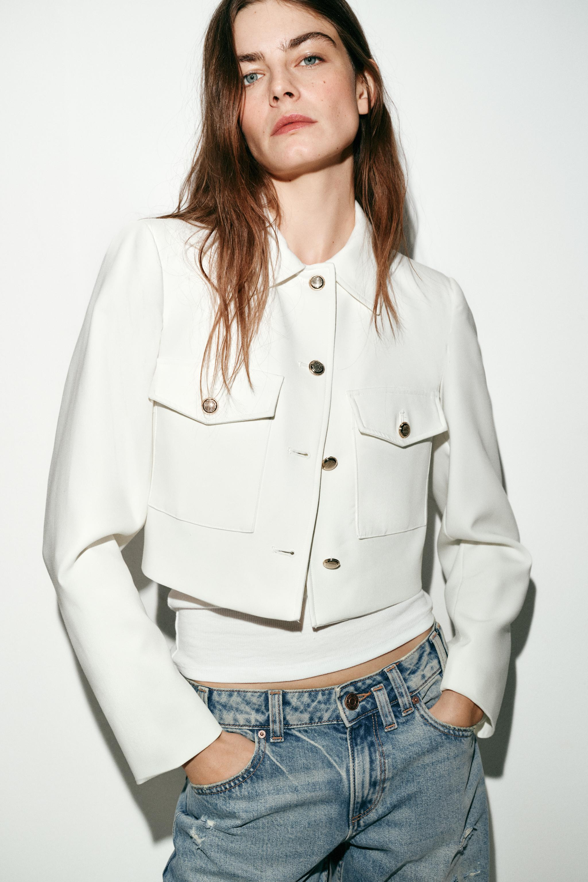 CROPPED POCKET BLAZER | Zara US