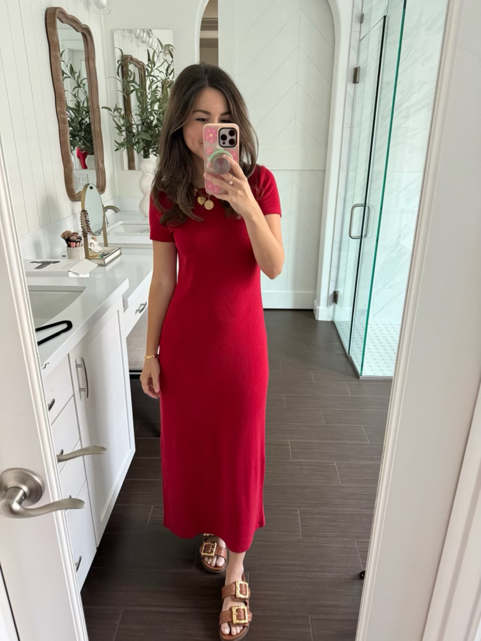 knee length dresses for ladies Tall T-Shirt Maxi Dress