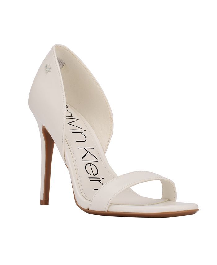 Calvin Klein Women's Metino Toe Strap Stiletto Dress Sandals & Reviews - Sandals - Shoes - Macy's | Macys (US)