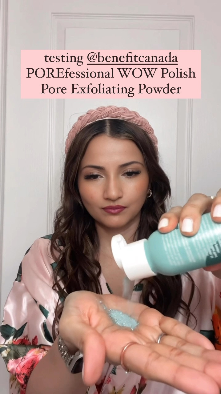 Testing Benefit POREfessional Wow Polish Pore Exfoliating Powder 

#LTKcanada #LTKbeauty #LTKstyletip