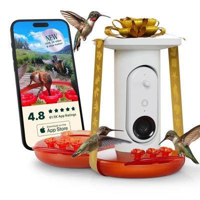 Birdbuddy Pro Solar Smart Hummingbird Feeder + Extra Base | Target