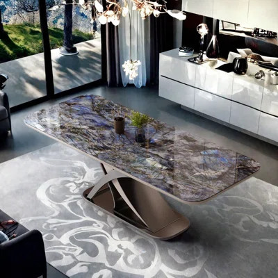 Sintered stone luxurious dining table | Wayfair North America