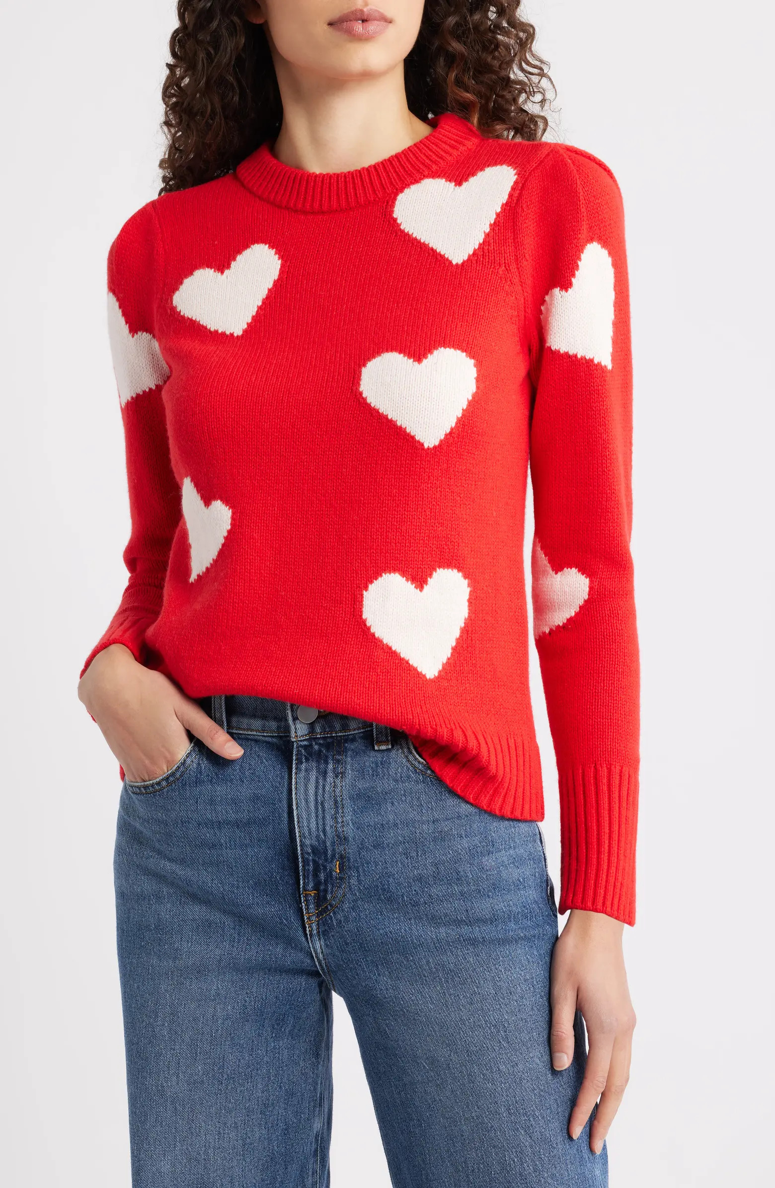 Intarsia Heart Sweater | Nordstrom