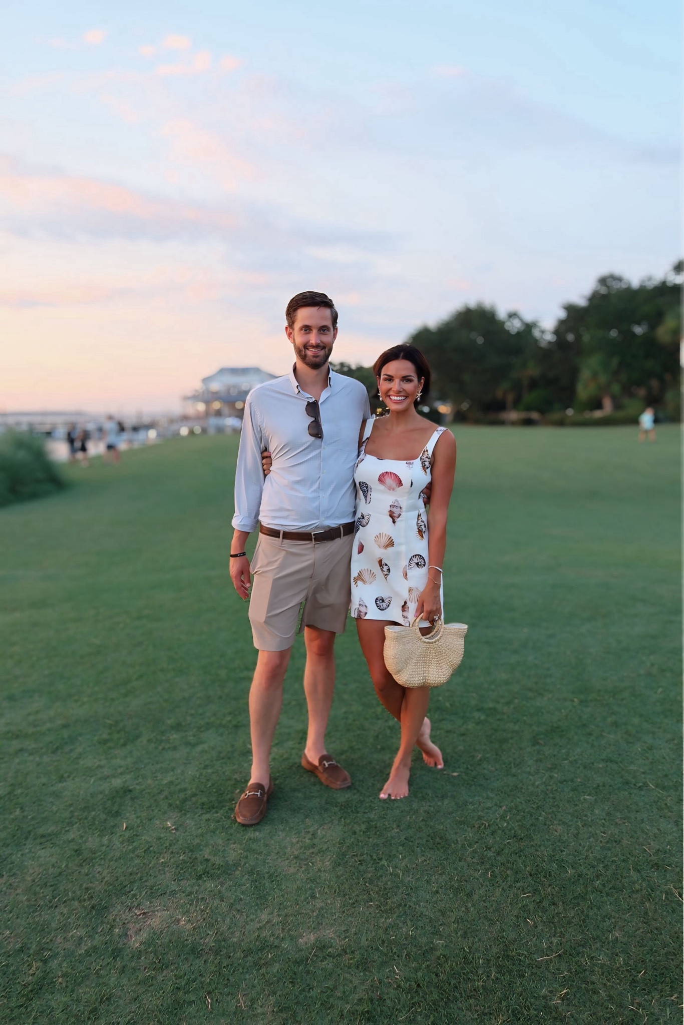 Already so in love with Hilton head 💗 wearing size small in this dress! 