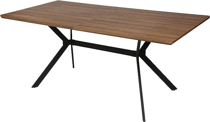 LUCKYERMORE 71"x35.5" Dining Table Mid-Century Vintage Kitchen Table for 6-8 Person for Dining Ro... | Amazon (US)