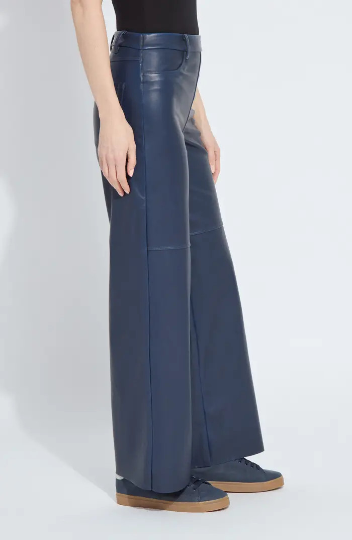 Cortina Faux Leather Wide Leg Pants | Nordstrom