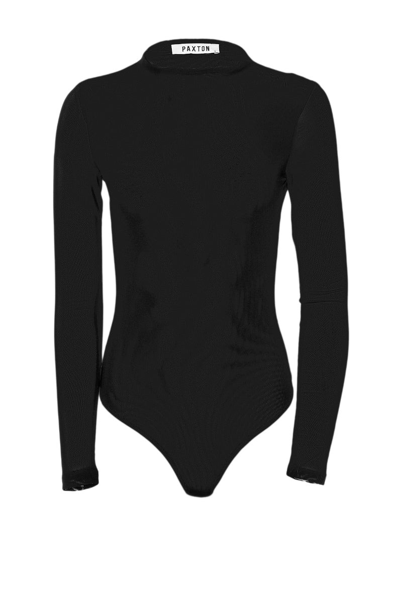 AKIRA New Body Long Sleeve Mesh Bodysuit | Black | Size Small | AKIRA
