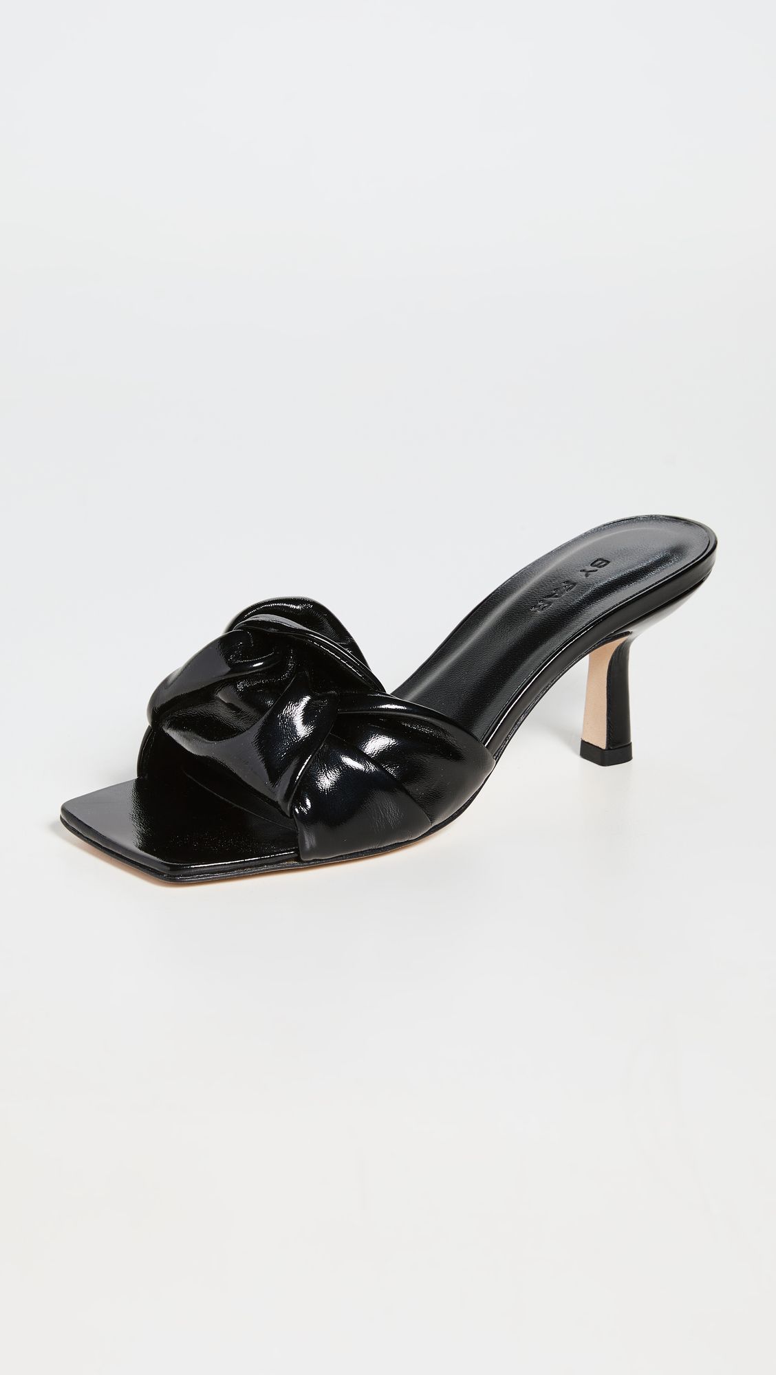 Lana Black Gloss Leather Sandals | Shopbop