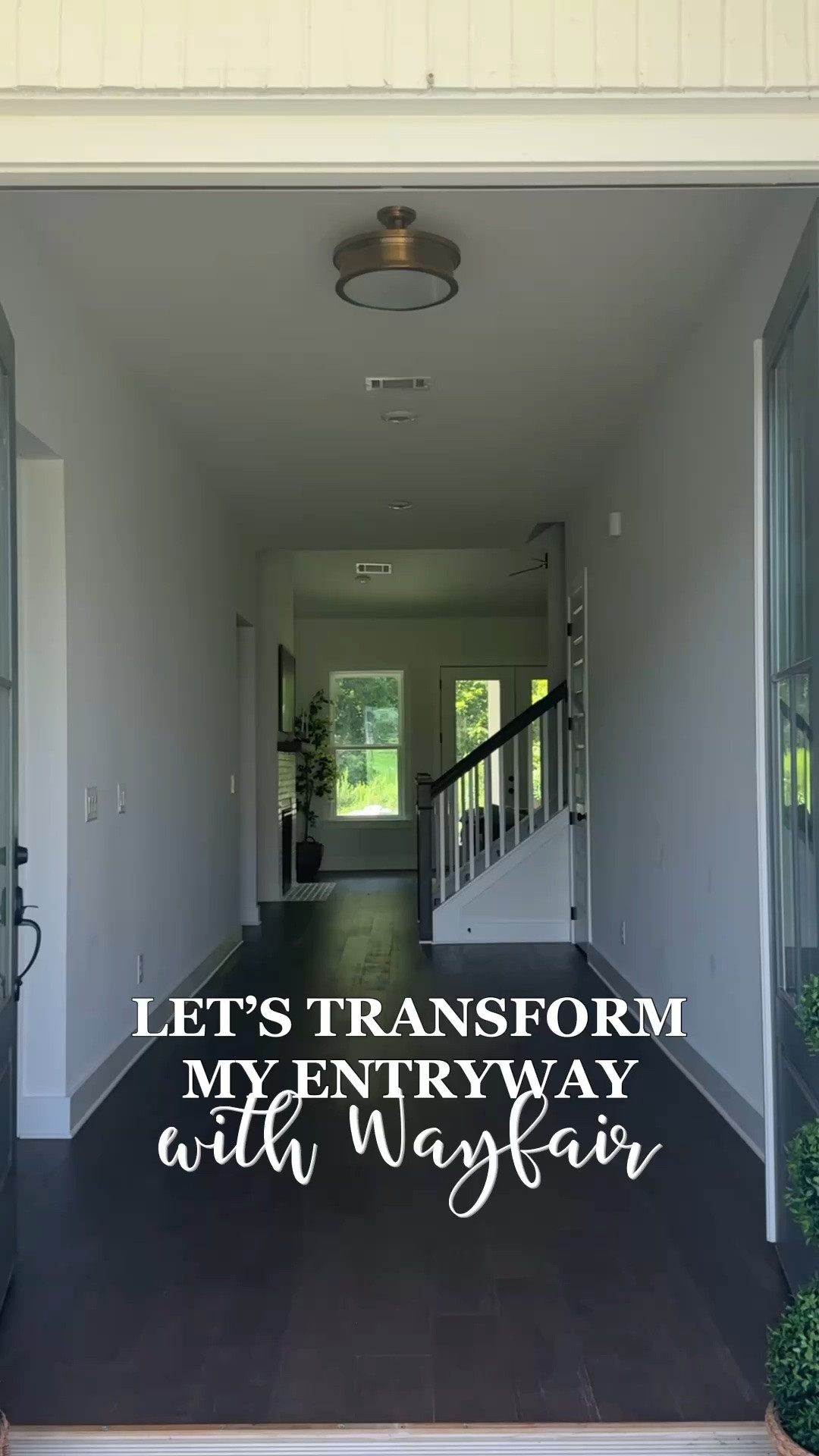 #ad This may be one of my favorite home projects ever🏠 I’ve dreamed of finding the perfect lighting for this entryway, and @Wayfair had these stunning fixtures! They make this entryway feel complete 

#WayfairPartner #wayfair

#LTKHome #LTKSeasonal #LTKSaleAlert