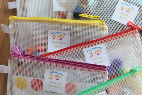 Busy Bags Set for Toddler 3 Year Old 4 Year Old 5 Year Old - Etsy | Etsy (US)