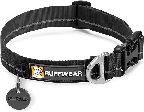 RUFFWEAR - Hoopie Dog Collar, Obsidian Black, Small | Amazon (US)