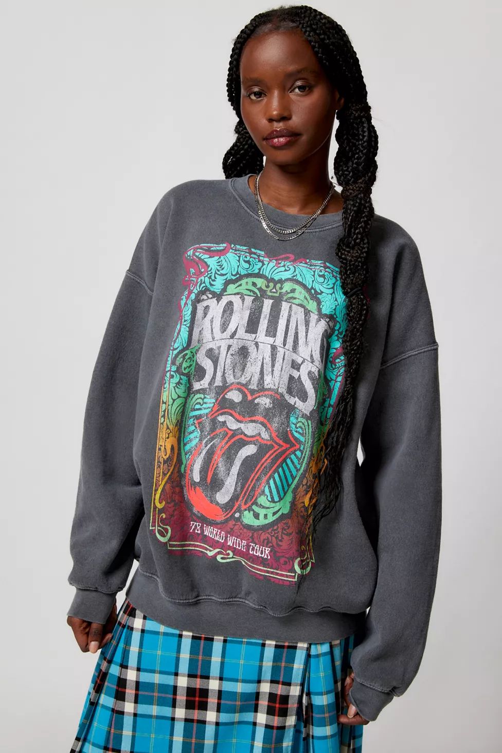 The Rolling Stones World Tour Sweatshirt | Urban Outfitters (US and RoW)