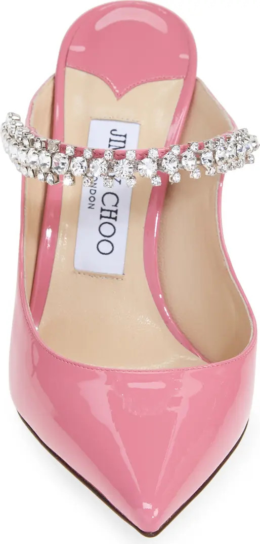 Bing Crystal Embellished Pointed Toe Patent Mule (Women) | Nordstrom