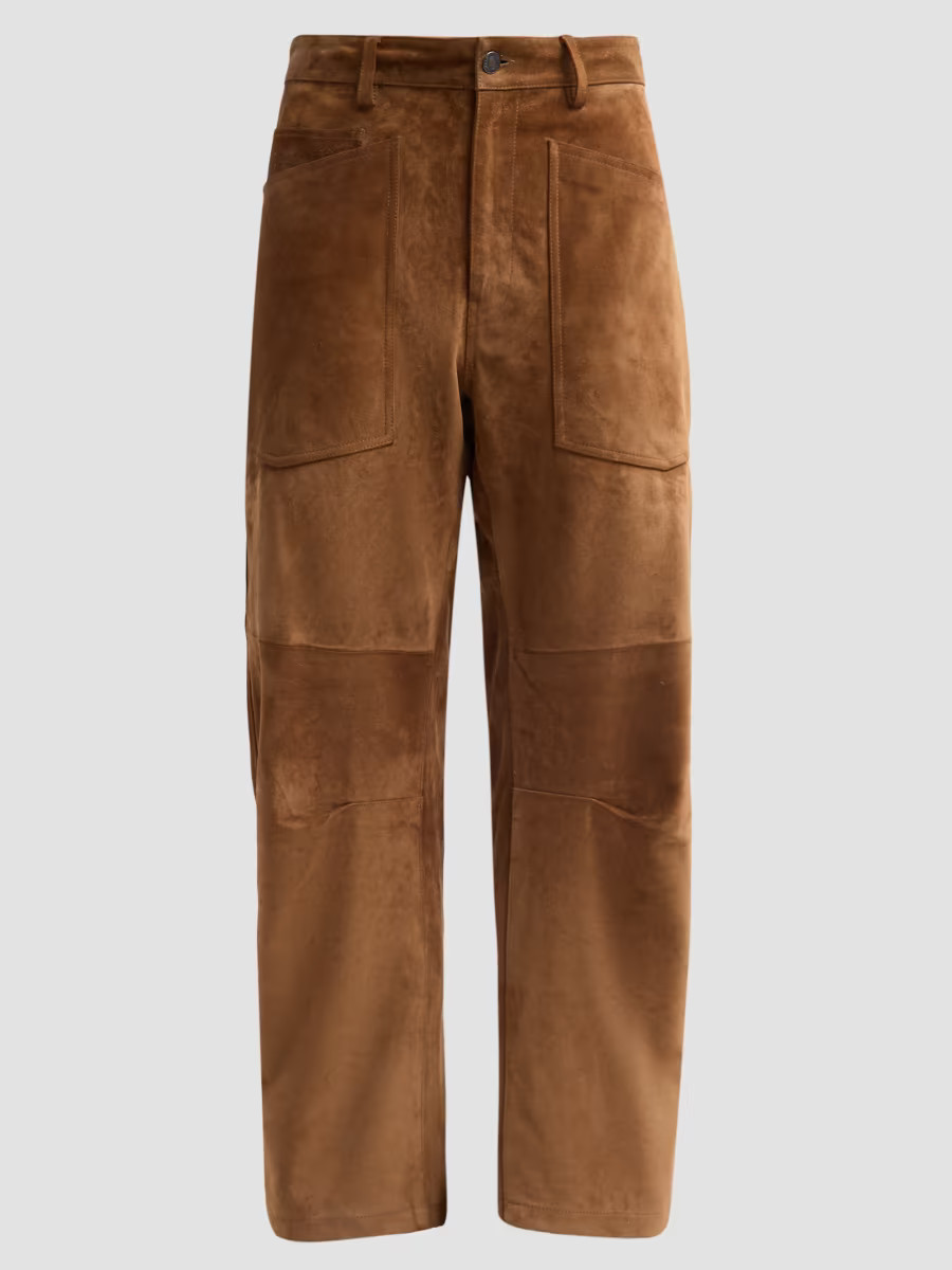 Nili Lotan Women's Shon Suede Pants - Martora - Size 4 | Saks Fifth Avenue