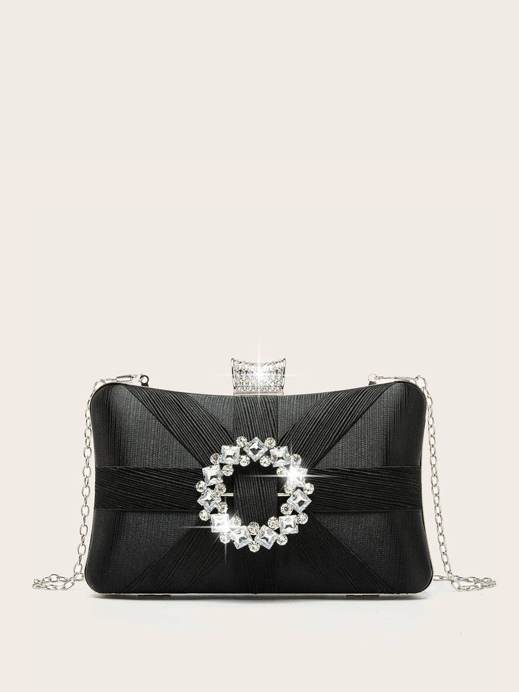 New
     
      Rhinestone Decor Chain Evening Bag | SHEIN